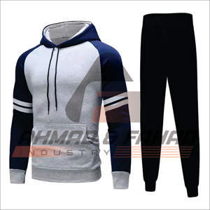Pantalon de survêtement à capuche unisexe Jogger Sets Sweat respirant 2 pièces avec pantalon cargo Survêtements d'hiver - Product Image 4