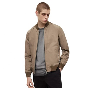 Nouvelle arrivée Veste bomber d'hiver pour homme de haute qualité sur mesure avec col en V, fermeture éclair intégrale, poignets élastiques et poche latérale à bouton - Product Image 5