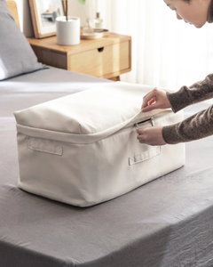 Entreprise de fabrication de matériel de toile Couleur naturelle Sac de rangement en toile écologique pour couette et vêtements du Viet Nam - Product Image 4