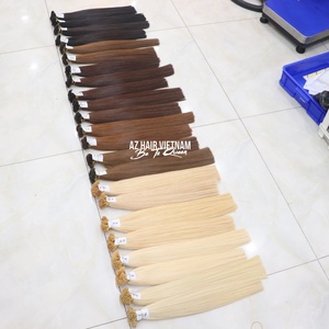 100% Extensiones de cabello de queratina Remy humana Procesamiento rápido I-Tip 100% Colección de colores - Product Image 5
