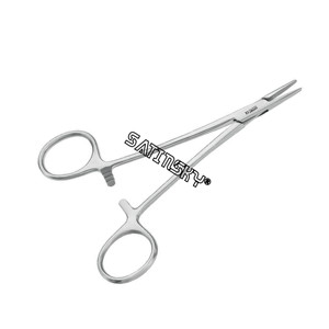 Halsey Needle Holder 13cm serrated <b>tungsten</b> carbide Surgical Instruments Stainless Steel Instruments Manufactured with AISI 420 - Product Image 1