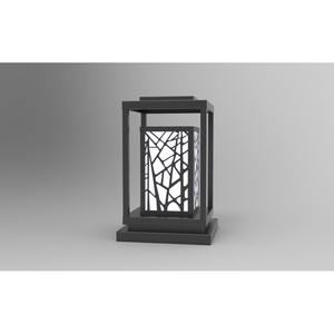 DNT.002.07 Lámpara Solar de Jardín Premium de 5W LED, Color Blanco Cálido, Cuerpo de Hierro, IP65, Energía Solar AC 220V 3000K para Uso en Exteriores y Carreteras - Product Image 1