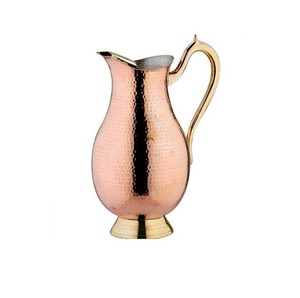 Jarra de Bebidas Clásica de Cobre Puro Ecológica con Capacidad de 500-1000 ml para Mesa, Utensilios de Cocina, Uso en el Hogar y Hoteles, Decoración de Bodas - Product Image 4