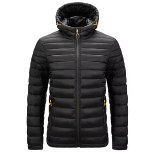 Veste à capuche en peluche Softshell légère isolée coupe-vent imperméable manteau d'extérieur unisexe Softshell doudoune avec capuche - Product Image 6