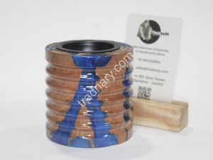 Dernier brûleur traditionnel Mubkhar en bois résine Bukhoor brûleur d'encens parfumé d'intérieur pour le Ramadan Eid vente en gros de Exim Pvt Ltd - Product Image 3