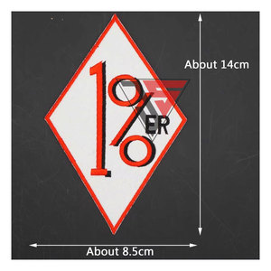 Ensemble de 5 patchs de broderie de grande taille personnalisés pour motard gilet de moto vêtement avec patch avant pour gilet - Product Image 5