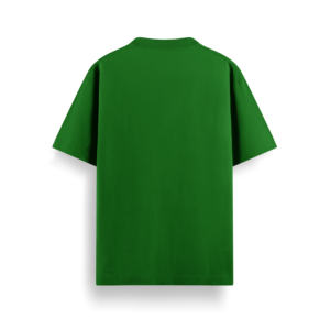 Camiseta de algodón transpirable para hombre con un ajuste clásico relajado hecho en Italia para garantizar la comodidad durante todo el día y una sensación fresca verde - Product Image 2
