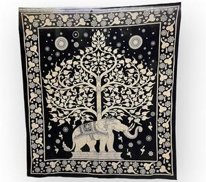 Colchas de cama de algodón 100% con diseño de borde abstracto, mantas de playa y tapices para decoración del hogar, tiendas de reventa - Product Image 5