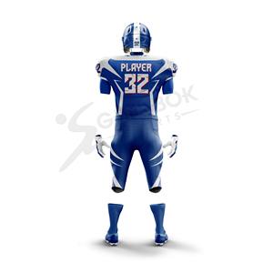 Nouvel arrivage de maillot de football américain camouflage personnalisé ensemble de pantalons jeunes adultes hommes sublimation uniforme impression Pakistan - Product Image 6