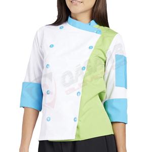 เสื้อโค้ทเชฟสำหรับผู้ชายเสื้อเชฟแขนสั้นแบบสั่งทำ - Product Image 5