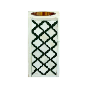 Brûleur à Bakhoor en Os Incrusté au Design Élégant et Classique, Construction Robuste pour Usage Religieux, Haute Qualité, Décoration Intérieure Quotidienne, Fournisseur Indien - Product Image 1