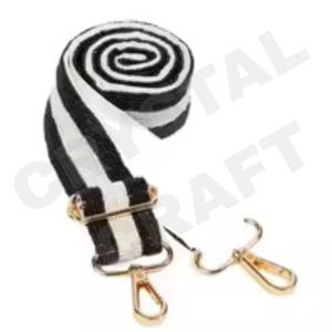 The Citadel Adjustable Seed Bead Bag Straps Fashion <b>Accessories</b> with Custom Shape and Design Beaded <b>Purse</b> Strap - Product Image 4