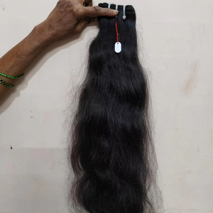 ผมดิบของชาวอินเดียเป็นลอนไม่ผ่านการทำผมคนแท้สำหรับต่อผมคนอินเดีย - Product Image 1