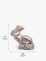 Accesorios Decorativos para el Hogar de Conejitos de Aluminio Dorado de Alta Calidad 2026 - Soporte de Pared Ligero y Duradero para Decoración del Hogar y Sala de Estar