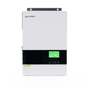 ZAPower Single Type MPPT <b>Solar</b> Inverter Lithium Compatibility 220V AC WiFi Enabled Digital Display for Residential PV <b>Systems</b> - Product Image 1