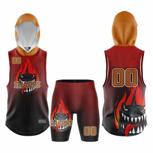 Ensemble personnalisé Drapeau de quart-arrière pour l'entraînement Ensemble de compression par sublimation 7v7 Maillots Uniforme de football 7v7 en vente en gros - Product Image 1