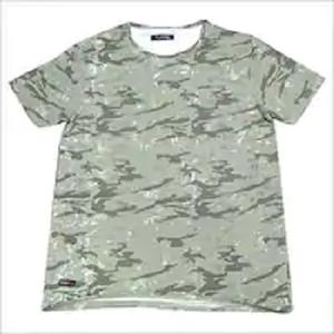 T-shirt régulier pour homme 100% coton logo personnalisé T-shirts vierges col rond coupe standard de haute qualité coupe normale t-shirts pour hommes - Product Image 4