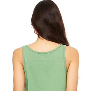 Débardeur d'été décontracté pour femme, vente chaude, 100% coton, séchage rapide, respirant, personnalisable, streetwear tendance - Product Image 6