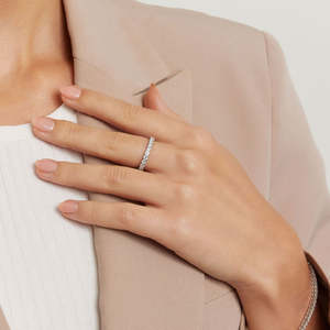 Anillo de Oro Blanco de 14k con Diamante Cultivado en Laboratorio 47 - Product Image 2