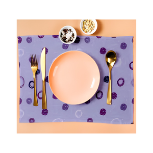 แผ่นรองจานสีส้มสนิม ขนาด 30x45 ซม. น้ำหนัก 120 กรัม ลายทอ สำหรับร้านอาหาร คาเฟ่ และบ้าน ผลิตในอินเดีย - Product Image 2