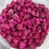 Bevriezen Rode Drakenvruchten Bulk Iqf Bevroren Vers Drakenfruit Gesneden Sap Jam Kracht Uit Vietnam Voor Internationale Markt