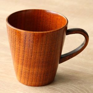 Nordic Style Handmade Wooden Mug Portable Natural Wood <b>Cup</b> for Coffee Tea and Milk Classic Design for <b>Camping</b> Business Gifts - Product Image 5