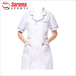 Professional Unisex Cotton Polyester Hospital Uniforms <b>Medical</b> <b>Science</b> Doctor Nurse Wear White Lab Coat - Product Image 2
