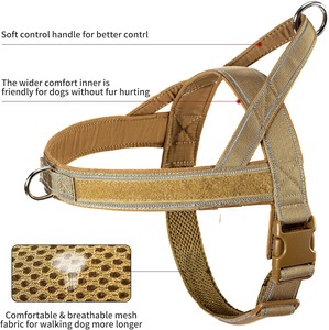 Soft Flannel Padded Dog Vest Harness Escape Proof Quick Fit Reflective Dog Strap Harness Easy for Training Walking - Product Image 3