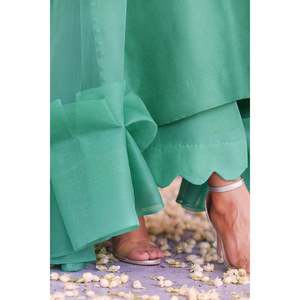 Ensemble chemise et dupatta Dan - Haut en mousseline de soie - Product Image 5
