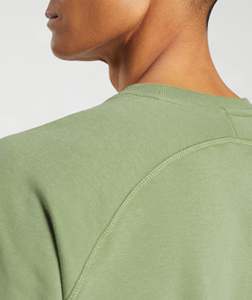 Nouveau vert sauge manches Ragan 100% coton sweat à capuche pour hommes Logo personnalisé Slim Fit décontracté en gros unisexe pull à capuche - Product Image 5