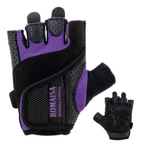 New Arrival Weight Lifting <b>Gloves</b> Leather Grip Gym Workout Bodybuilding <b>Fitness</b> <b>Gloves</b> With Wrist Wrap Cheapest Price - Product Image 5