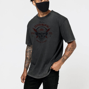 T-shirt pour homme Logo personnalisé 100% coton biologique T-shirt léger pour homme T-shirts décontractés de haute qualité - Product Image 4