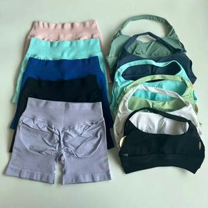 High Quality Casual Workout Tracksuit Premium Breathable Women 2 Piece Set Stylish Wholesale Trending Gym Yoga Set - Product Image 1