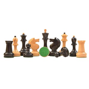 Juego de ajedrez antiguo Madera de ébano y boj envejecido Juego de Ajedrez de madera hecho a mano para jugadores profesionales - Product Image 5