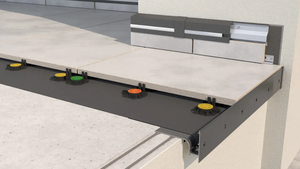 Renoplast ®   Perfil de aluminio para aleros W30, construcción de terrazas y balcones, suelos ventilados, sistemas de drenaje - Product Image 6