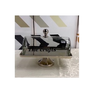 Exquisito Soporte para Tartas de Madera con Tapa de Cristal, Servidor de Postres de Calidad Superior al Mejor Precio - Product Image 6
