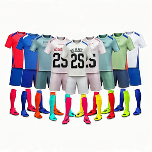 2025 maillot de Football ensemble adulte uniforme Kit haute qualité équipe de Football porter impression numérique nouveau Design personnalisé Polyamide séchage rapide - Product Image 3