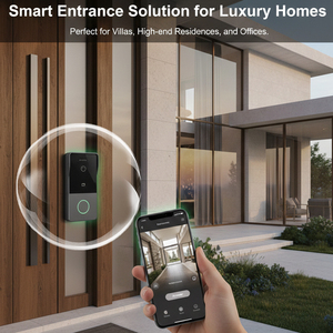 Station d'<span class=keywords><strong>interphone</strong></span> extérieure étanche IP65 Hiwink avec caméra 2K, kit de téléphone de porte en alliage d'aluminium avec bouton de sortie NFC et carte IC - Product Image 2
