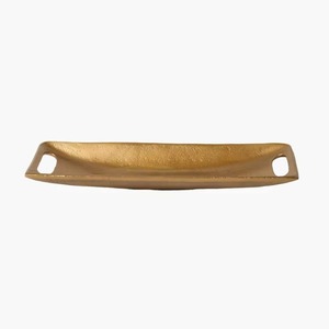 Plateau de service à café en métal, plateaux de service en métal classiques indiens, magnifiquement conçus par un grossiste et fabricant indien - Product Image 2