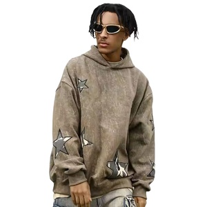 Sweat à capuche OEM 2026 imprimé DTG, 100 % coton molletonné French Terry, haute qualité, personnalisé, 500 g/m², épais, écologique - Product Image 2