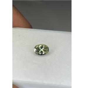 Piedra Preciosa de Tanzanita Natural Facetada de Primera Calidad, Corte Ovalado, Color Verde Amarillento, para Fabricantes de Joyería Personalizada - Product Image 1