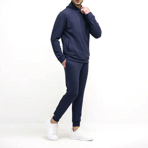 Sweat à capuche décontracté pour homme 100% coton à manches longues avec col montant et boutons pression pour le jogging, l'entraînement, sweat à capuche de survêtement - Product Image 4