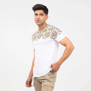 Camiseta Gráfica de Verano para Hombre, Diseño Nuevo, de Poliéster/Algodón, Cuello Redondo, Manga Corta, Secado Rápido, Transpirable, Ajuste Holgado, Personalizable - Product Image 3