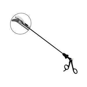 Portaagujas laparoscópico curvo Instrumento quirúrgico izquierdo o derecho para cirugía abdominal mínimamente invasiva - Product Image 5