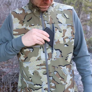 <b>Men</b> Printed Camo <b>Vest</b> Outdoor <b>Vest</b> Pockets Custom Windproof Breathable Sublimation Print Jacket Gilet <b>Vest</b> For Work Waistcoat - Product Image 3