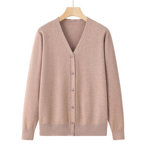 Custom Logo Women Sweater Jacquard Design Pattern Knitwear Winter Long Sleeve <b>Jumper</b> Ladies Coat Women Cardigan Knitted Sweater - Product Image 5