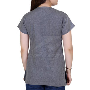 T-shirt d'été à la mode pour femmes décontracté coupe ajustée avec manches courtes vente en gros écologique - Product Image 6