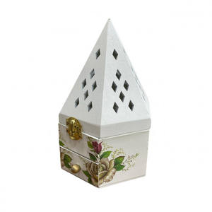 Quemador Bakhoor de acabado Natural para forma personalizada para Decoración de mesa quemador de incienso con estilo árabe para uso en el hogar y el Hotel - Product Image 3