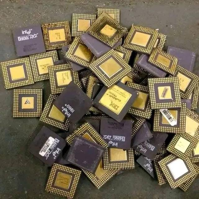 Bulk CPU Scrap for Sale Perfect for Gold Recovery Refining and E Waste Processing Fast Global Shipping Gold Ceramic CPU Scrap