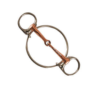 Bocado para Caballo Dexter Ring Racing con Boquilla de Acero Inoxidable y Cobre, Diseño y Color Personalizados de Alta Calidad, Apto Enterprises AE-12287 - Product Image 3